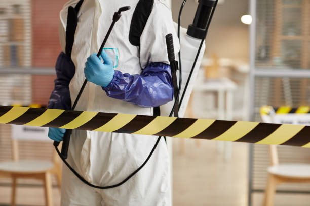 Professional Blood Cleanup technician working in Edisto Island, SC